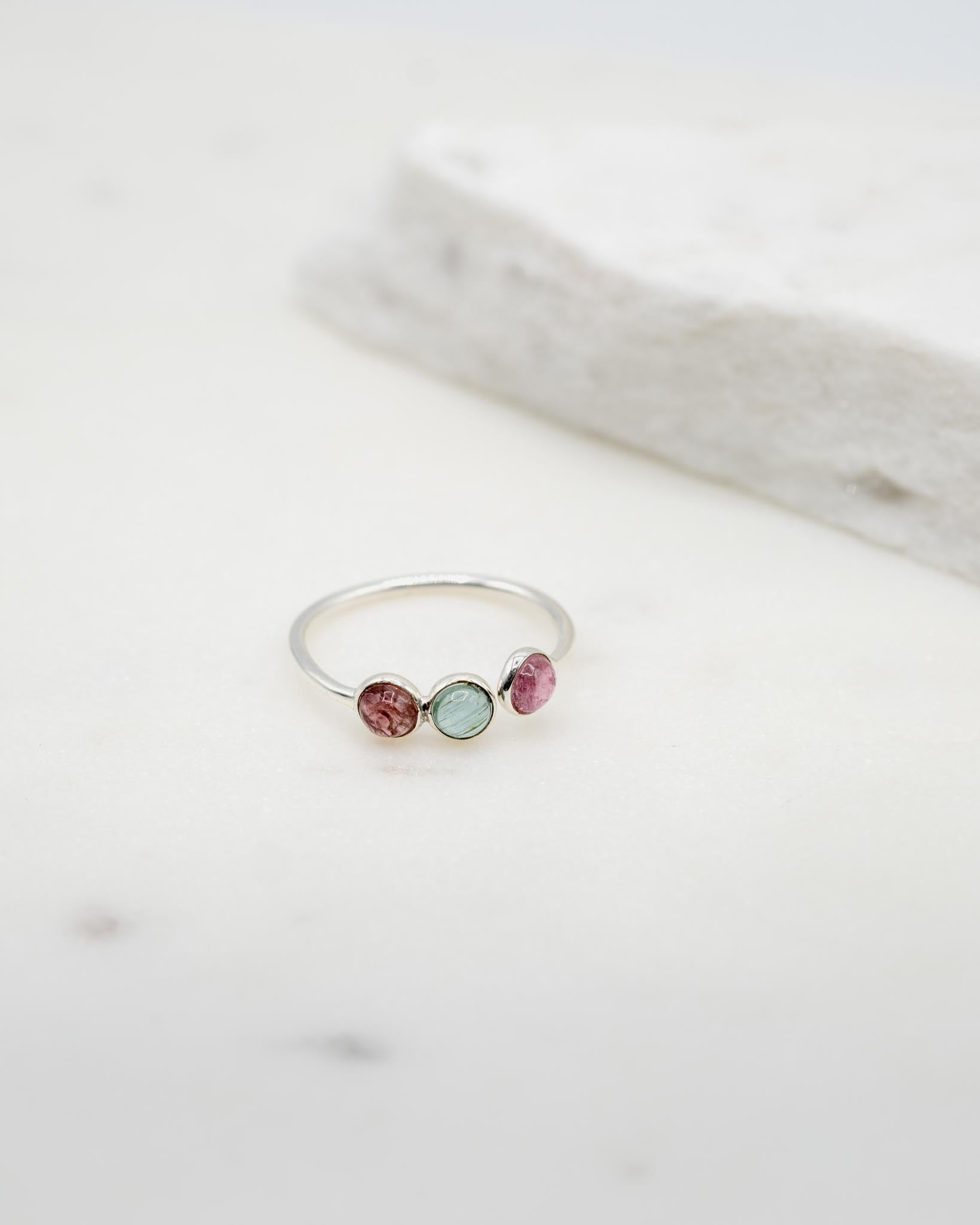 bague argent pierre semi précieuse tourmaline bijoux femme joaillerie bijouterie paris créateurs