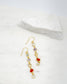 boucles d'oreilles or vermeil dormeuse pierre semi précieuse joaillerie création bijouterie paris bijoux femme