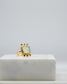 bague or vermeil pierre semi précieuse calcédoine zirconias bijoux femme joaillerie bijouterie paris créateurs