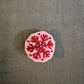 broche brodée main hand embroidered pin