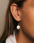 boucles d'oreilles or vermeil nacre dormeuse pierre semi précieuse joaillerie création bijouterie paris bijoux femme