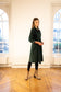 ROBE PAOLA VELOURS CANARD